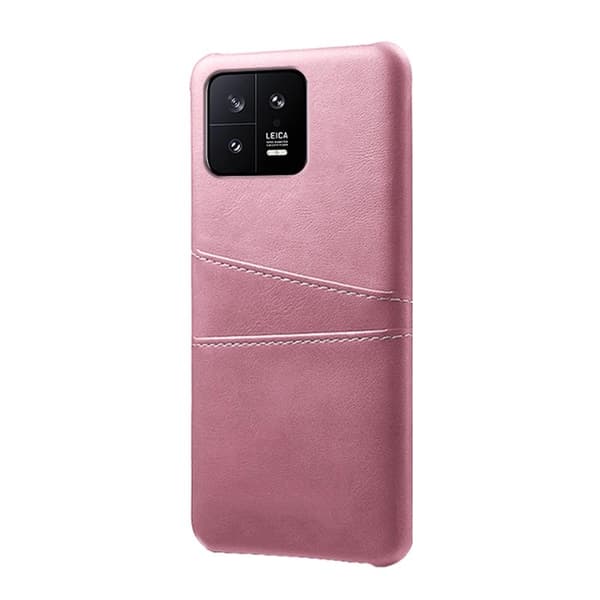 SKALO Xiaomi 13 5G PU-nahkainen Korttikotelo - Ruusukulta