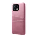 Pikkukuva 2 / 4: SKALO Xiaomi 13 5G PU-nahkainen Korttikotelo - Ruusukulta