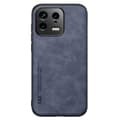 Pikkukuva 1 / 6: SKALO Xiaomi 13 5G X&E PU-nahka Suojakuori - Sininen
