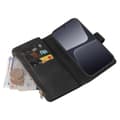 Pikkukuva 8 / 11: SKALO Xiaomi 13 5G Big Wallet 17-lokeroa Lompakkokotelo - Musta