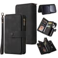 Pikkukuva 1 / 11: SKALO Xiaomi 13 5G Big Wallet 17-lokeroa Lompakkokotelo - Musta