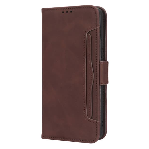SKALO Xiaomi 13 5G 6-lokeroa Lompakkokotelo - Ruskea