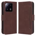 Pikkukuva 1 / 8: SKALO Xiaomi 13 5G 6-lokeroa Lompakkokotelo - Ruskea