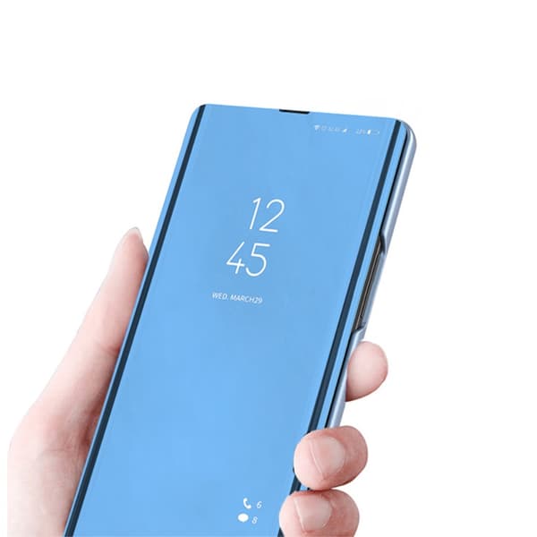 SKALO Xiaomi 13 5G Clear View Mirror Lompakko - Ruusukulta