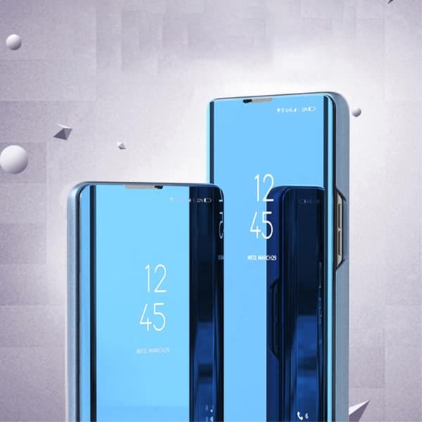SKALO Xiaomi 13 5G Clear View Mirror Lompakko - Kulta