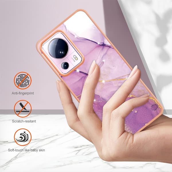 SKALO Xiaomi 13 Lite Marmor TPU-cover - #1