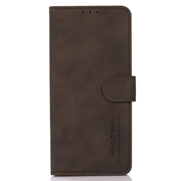 SKALO Xiaomi 13 Lite KHAZNEH Plånboksfodral i PU-Läder - Brun