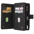 Pikkukuva 4 / 11: SKALO Xiaomi 13 Lite Big Wallet 17-lokeroa Lompakkokotelo - Musta