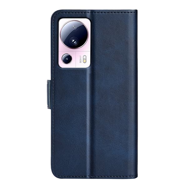 SKALO Xiaomi 13 Lite Premium Wallet Lompakkokotelo - Sininen