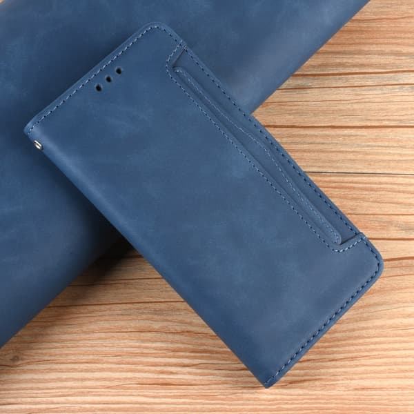 SKALO Xiaomi 13 Lite 6-lokeroa Lompakkokotelo - Sininen