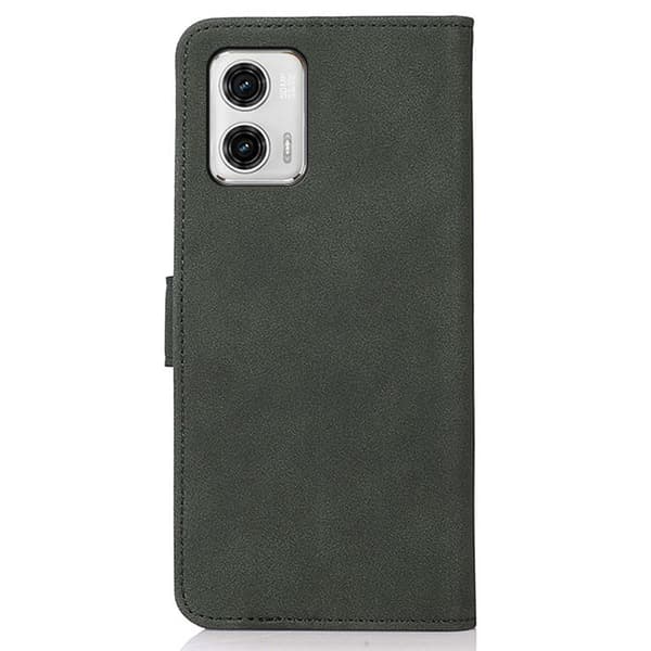 SKALO Motorola Moto G73 5G KHAZNEH Pungetui i PU-læder - Grøn