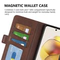 Pikkukuva 5 / 8: SKALO Motorola Moto G73 5G Premium Wallet Lompakkokotelo - Musta