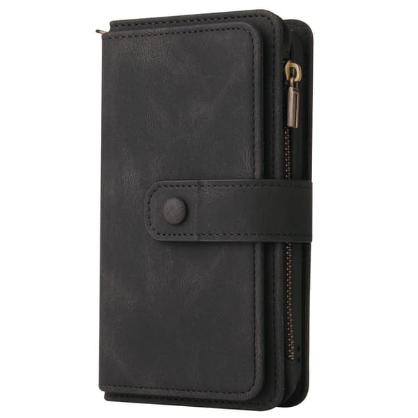 SKALO Motorola Moto G73 5G Big Wallet 17-RUM Pungetui - Sort