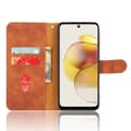 Pikkukuva 2 / 7: SKALO Motorola Moto G73 5G Matt PU Nahka lompakkokotelo - Ruskea