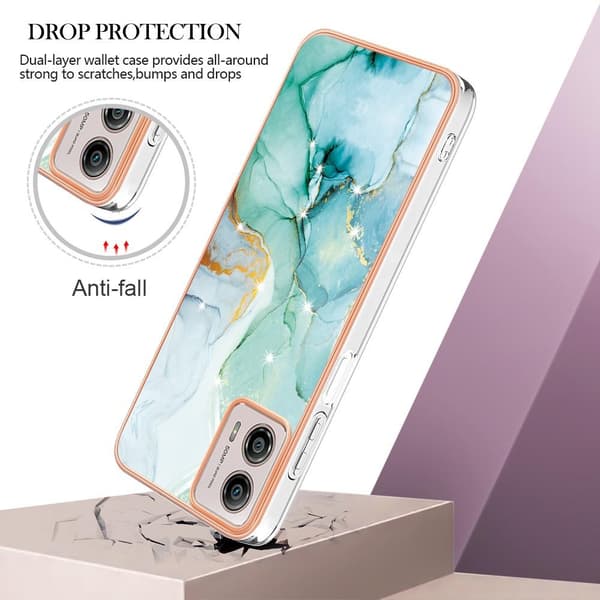 SKALO Motorola Moto G23 4G Marmor TPU-cover - #4