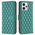 Pikkukuva 1 / 7: SKALO Motorola Moto G23 4G BINFEN COLOR Tikattu Lompakko - Vihreä