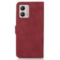 Pikkukuva 8 / 8: SKALO Motorola Moto G23 4G KHAZNEH Lompakkokotelo PU-nahasta - Punainen