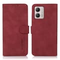 Pikkukuva 1 / 8: SKALO Motorola Moto G23 4G KHAZNEH Lompakkokotelo PU-nahasta - Punainen