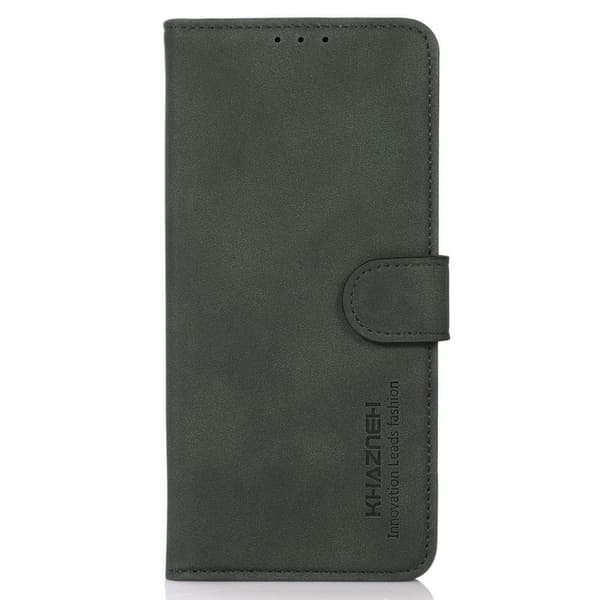 SKALO Motorola Moto G23 4G KHAZNEH Plånboksfodral i PU-Läder - Grön
