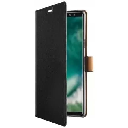 Cover XQISIT -Slim Wallet Selection TPU for Samsung Galaxy Note 9 , Black