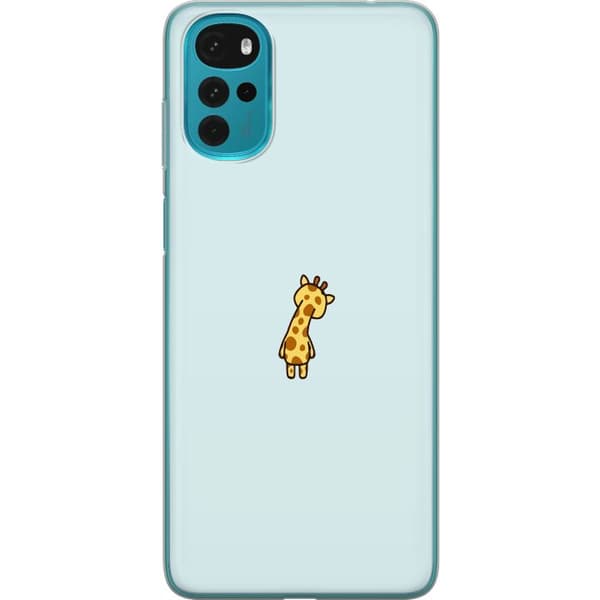 Motorola Moto G22 Genomskinligt Skal Giraff
