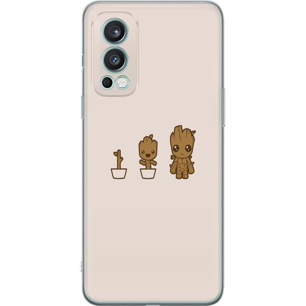 OnePlus Nord 2 5G Gennemsigtig cover Groot