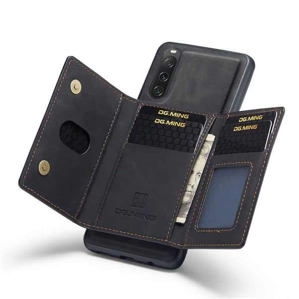 DG-Ming M2 kuori Sony Xperia 10 V - Musta