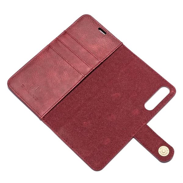 Mobil lommebok DG-Ming 2i1 Sony Xperia 10 V - Rød