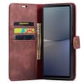 Miniatyrbilde 1 av 3: Mobil lommebok DG-Ming 2i1 Sony Xperia 10 V - Rød