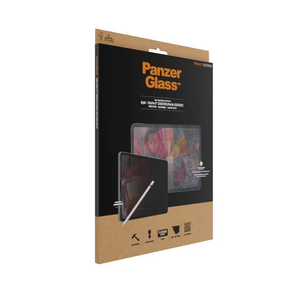 PanzerGlass iPad Air 10.9 (gen 4/5)/iPad Pro 11 (gen 1/2/3/4) Skærmbeskytter Edge-to-Edge Case Friendly Privacy