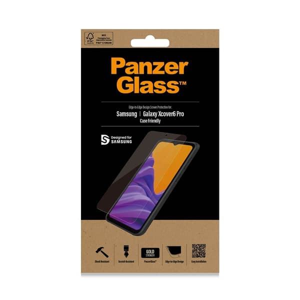 PanzerGlass Samsung Galaxy Xcover 6 Pro Näytönsuoja Edge-to-Edge Case Friendly