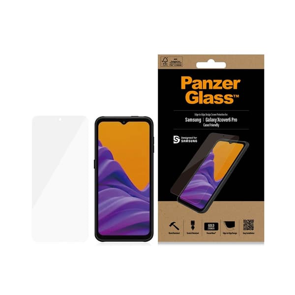 PanzerGlass Samsung Galaxy Xcover 6 Pro Näytönsuoja Edge-to-Edge Case Friendly