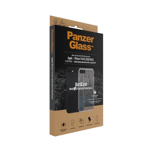 PanzerGlass iPhone 7/8/SE Kuori ClearCase Läpinäkyvä Kirkas
