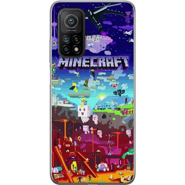Xiaomi Mi 10T Pro 5G Genomskinligt Skal Minecraft