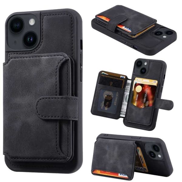 iPhone 13 Shockproof Premium Cover 7-SLOT Solid V6 Nordcell™