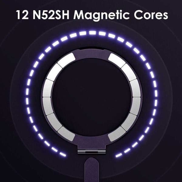iPhone 13  Pro Iskunkestävä Magsafe-suojus Nordcell™-jalustalla
