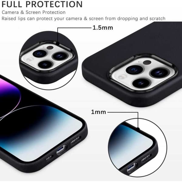 iPhone 11 Pro Stødsikkert Premium Magsafe Cover Vegansk læder Nordcell™
