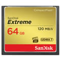 Miniatyrbild 1 av 3: SanDisk CF Extreme 64GB 120MB/s Minneskort