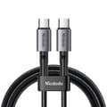 Miniatyrbild 1 av 6: Mcdodo 1.5m 60W PD USB-C - USB-C Snabbladdningskabel Svart