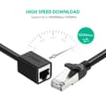 Miniatyrbild 5 av 6: UGREEN 3m RJ45 Cat6 Förlängningskabel LAN Hane - Hona Svart