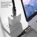 Miniatyrbild 3 av 5: Thunderbolt 4 Kabel 30cm USB-C 100W 8K 60Hz PD Svart