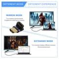 Miniatyrbild 3 av 6: 8K 60Hz 90° Uppvinkel HDMI Hane - HDMI 2.1 Hona Adapter Blå
