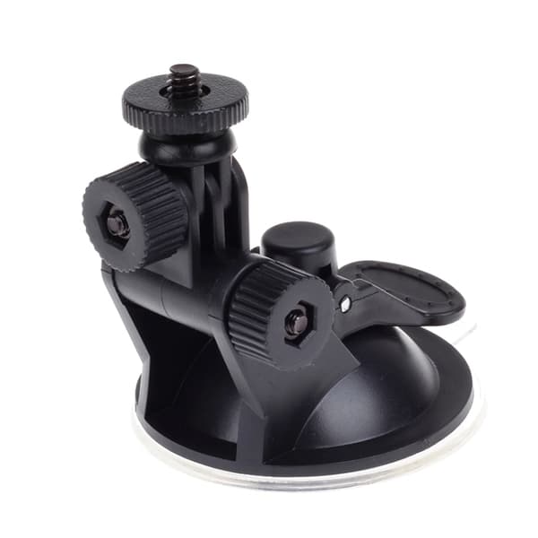 Mini 1/4" Fäste Med Sugkopp För GoPro Svart