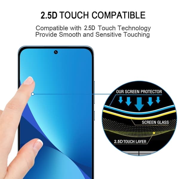 Xiaomi 13 5G Skärmskydd Heltäckande Härdat Glas