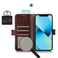Miniatyrbild 4 av 6: Xiaomi 13 Pro 5G Fodral Krokodil Textur Brun