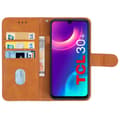 Miniatyrbild 3 av 5: TCL 30+ (2022) Fodral Solid Läder Brun