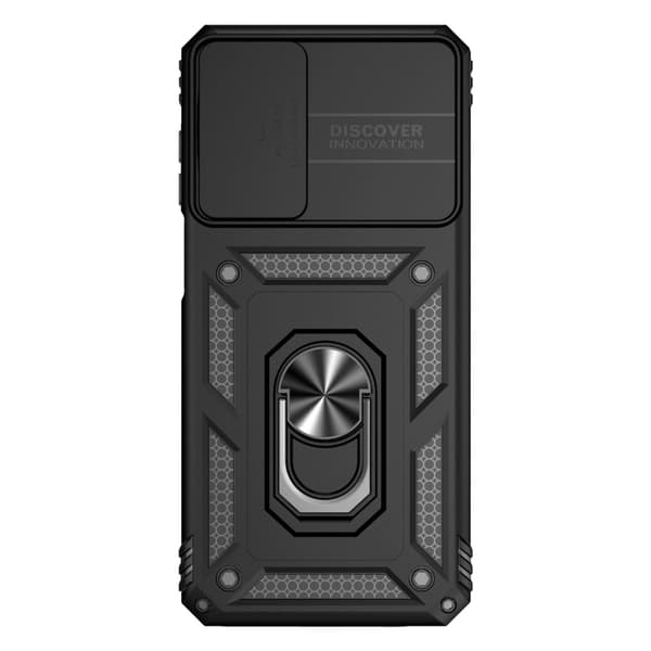 Motorola Moto G52/G82 Skal CamShield Ring Armor Svart