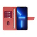 Miniatyrbild 3 av 6: Motorola Moto G13 / G23 / G53 5G Fodral Solid Läder Röd