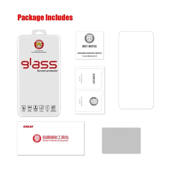 ENKAY Motorola Moto G62 5G Skärmskydd Härdat Glas