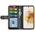 Miniatyrbild 4 av 6: Motorola Moto G73 5G Fodral Crazy Horse Läder Svart